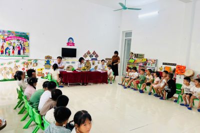 Trường mầm non A Nghĩa Hưng – Chung tay chăm sóc sức khỏe – Gieo yêu thương vun đắp tương lai