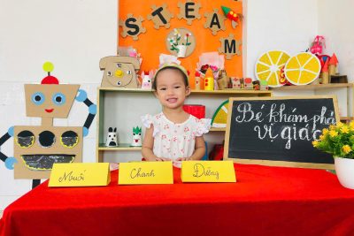 Đánh thức giác quan – Khơi nguồn khám phá cùng các con 24 – 36 tháng trường mầm non A Nghĩa Hưng