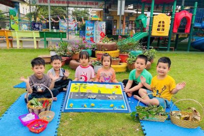 SKKN: Một số biện pháp sử dụng nguyên vật liệu thiên nhiên nhằm nâng cao hứng thú cho trẻ 4-5 tuổi trong hoạt động tạo hình