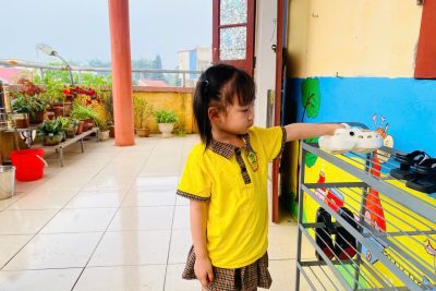 Bé tự tin hơn mỗi ngày tại trường Mầm non Nghĩa Trung