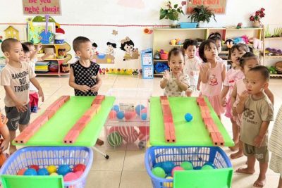 Một mùa hè ý nghĩa của các bé tại trường mầm non Nghĩa Trung