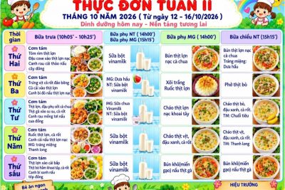 💖 Mỗi bữa ăn ngon là một niềm vui, mỗi ngày đến trường là một ngày hạnh phúc!