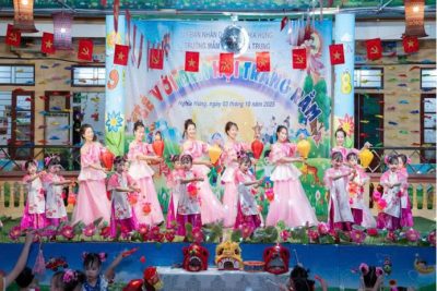 Trung thu sum vầy – Trẻ thơ hạnh phúc” tại Trường mầm non Nghĩa Trung