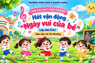 Bài giảng điện tử LQAN: HVĐ: Ngày vui của bé NH: Ngày đầu tiên đi học TC: Bao nhiêu bạn hát