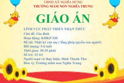 Bài giảng điện tử: KPKH “Nhật kí của mẹ” – Lồng ghép quyền con người