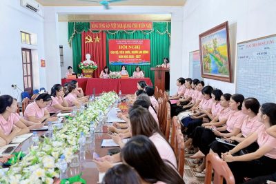 Hội nghị cán bộ, viên chức, người lao động tại Trường Mầm non A Nghĩa Hưng, năm học 2026- 2027