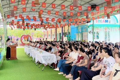 Hội nghị cha mẹ trẻ đầu năm học 2026-2027 tại trường Mầm non A Nghĩa Hưng