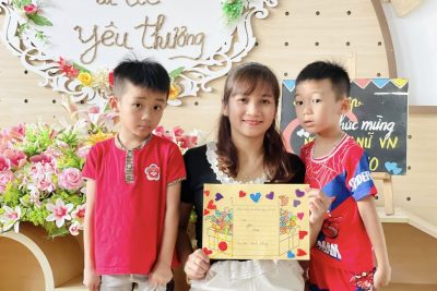 Trường Mầm non Nghĩa Trung –  Rộn ràng chuỗi hoạt động chào mừng ngày phụ nữ Việt Nam 20/10