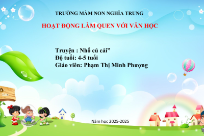 Truyện ” Nhổ củ cải”