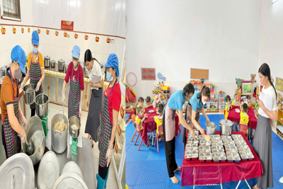 Trường mầm non Nghĩa Trung- Nơi mùa hè của bé thêm ý nghĩa