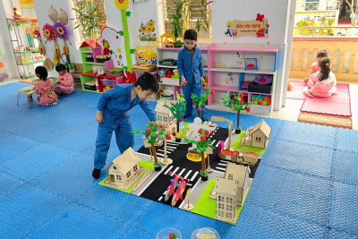 SKKN đề tài: Một số biện pháp nâng cao chất lượng tổ chức hoạt động góc cho trẻ 3 tuổi