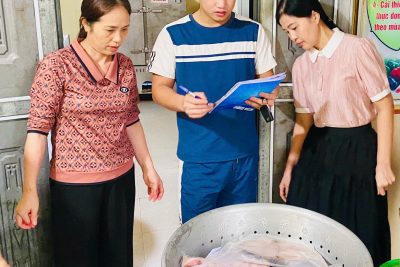 🌿Trường mầm non Nghĩa Trung luôn kiểm soát tốt thực phẩm đầu ngày, đảm bảo an toàn, nâng cao chất lượng bữa ăn bán trú cho trẻ🌿