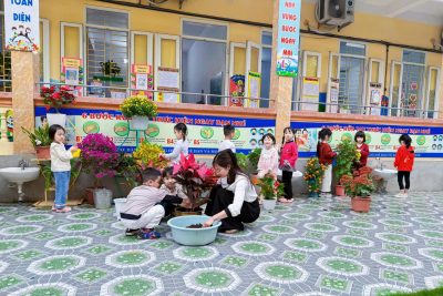 Học kỹ năng qua trải nghiệm tại Trường Mầm non Nghĩa Trung!