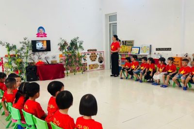 Liên hoan văn nghệ chào mừng kỷ niệm 80 năm Quốc Khánh 2/9 của lớp MG 5TA2, trường mầm non Nghĩa Trung, xã Nghĩa Hưng